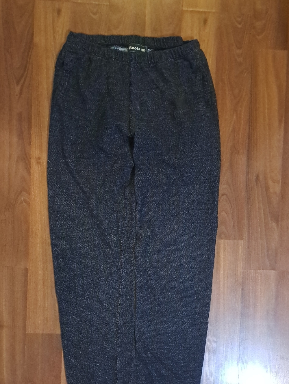 Roots Charcoal Knit Joggers